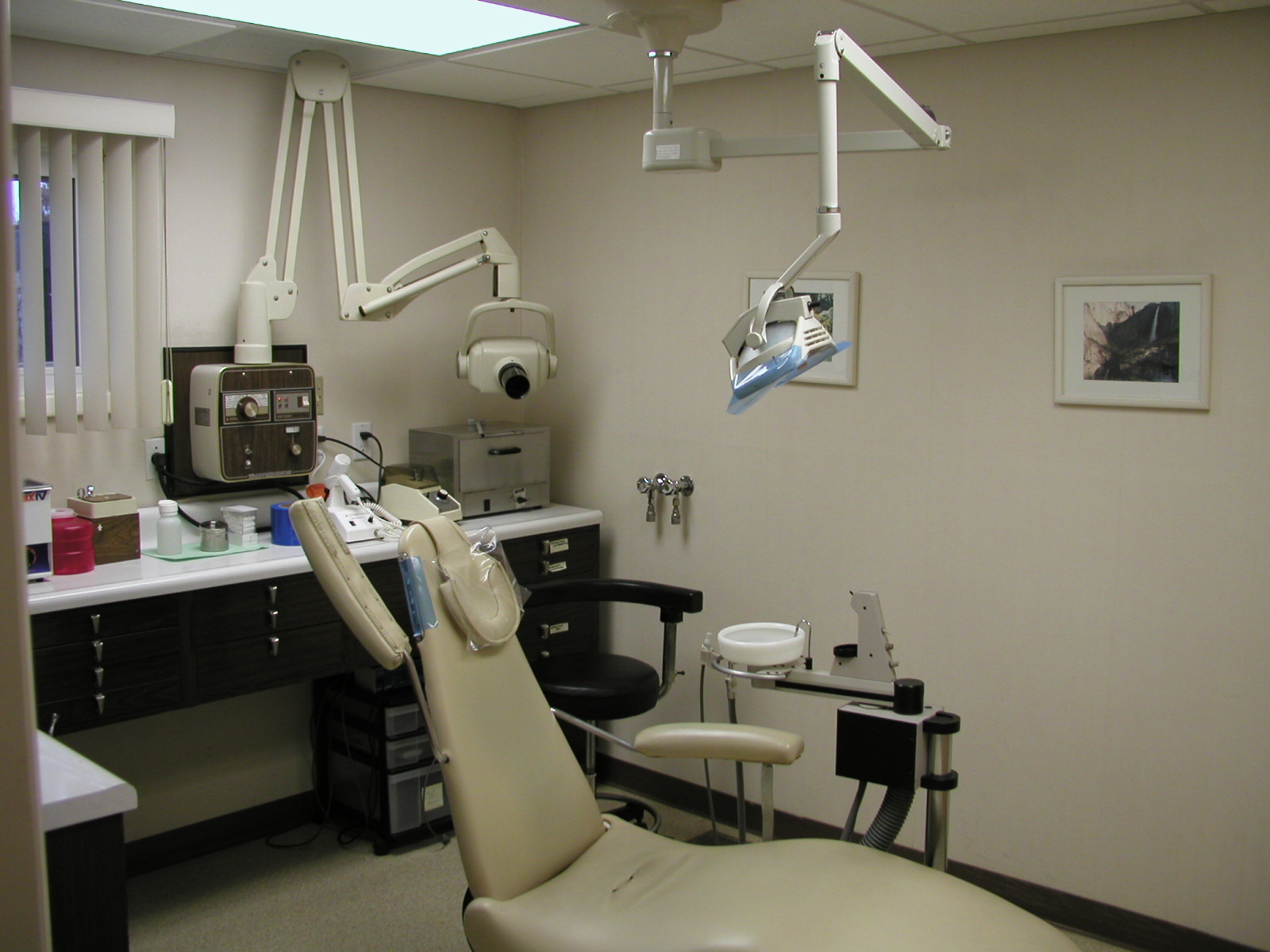 Medical office with specialized coatings