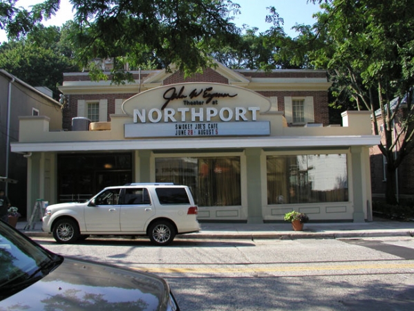 Theater exterior from street view